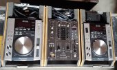 Pupitru DJ CDJ200+DJM400